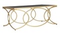Masuta de cafea Infinity, Mauro Ferretti, 110x60x45 cm, fier, auriu