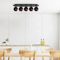 Lustra, Fulgor, 942FLG1393, Metal, Negru