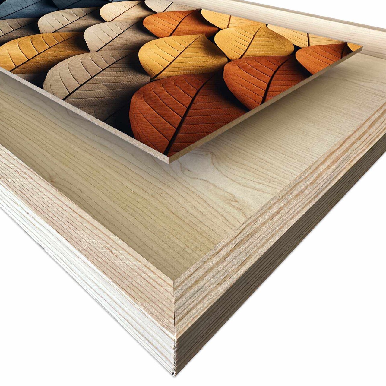 Tablou decorativ, Ahsakca, Fundal: 100% MDF de arțar (grosime: 2,7 mm) Vopsea: 100% MDF (grosime: 5 mm), Multicolor - view 5