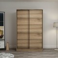 Dulap pentru haine, Minerva, Kale Oak, 120x190x52 cm, PAL, Stejar