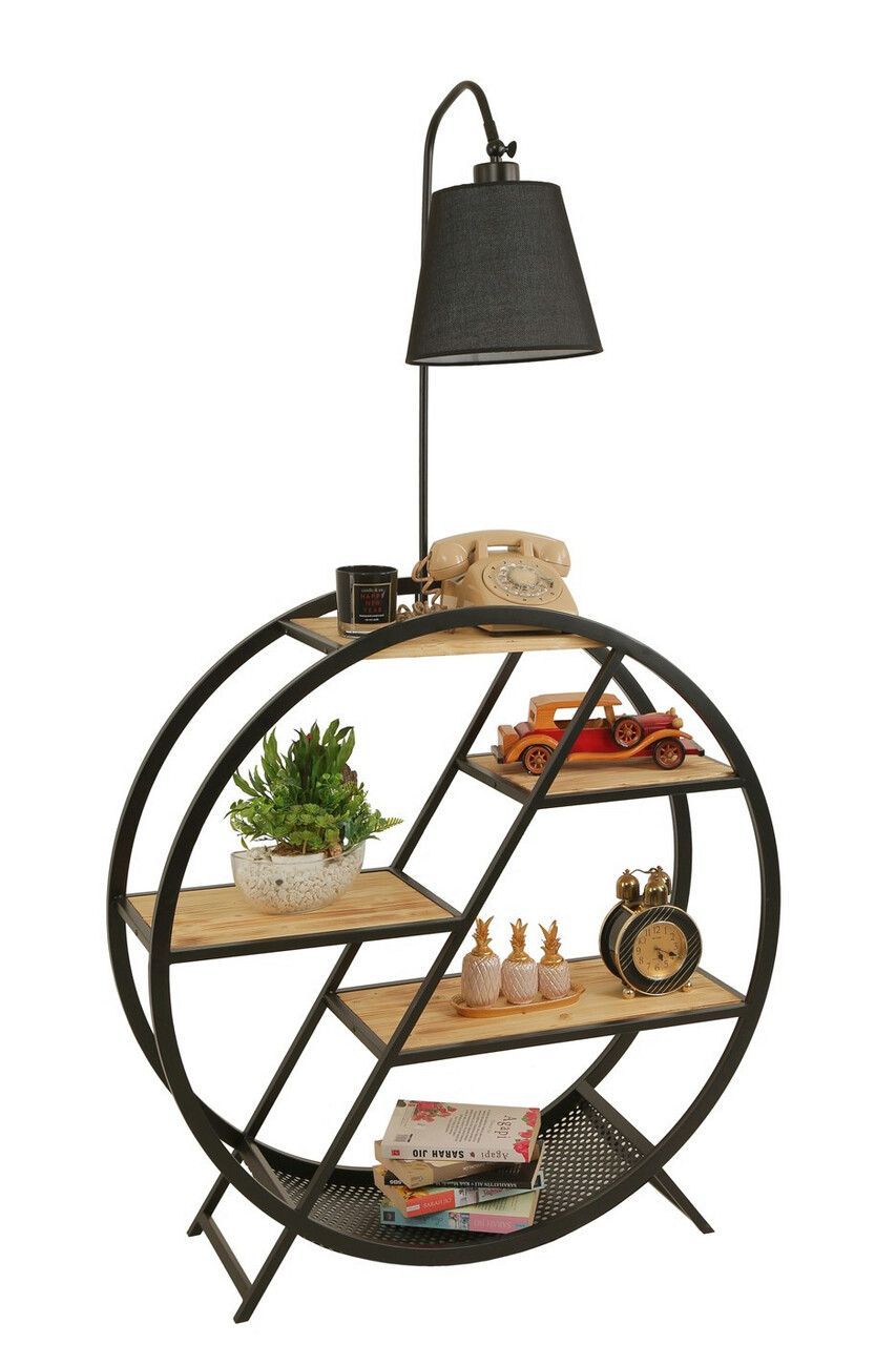 Lampadar, Luin, 534LUN4158, Metal, Negru - 1 | YEO