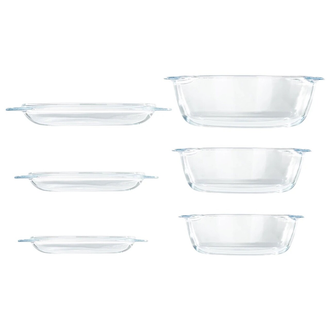 Set 3 caserole cu capac, din sticla termorezistenta, "Essentials" - Pyrex - imagine 2