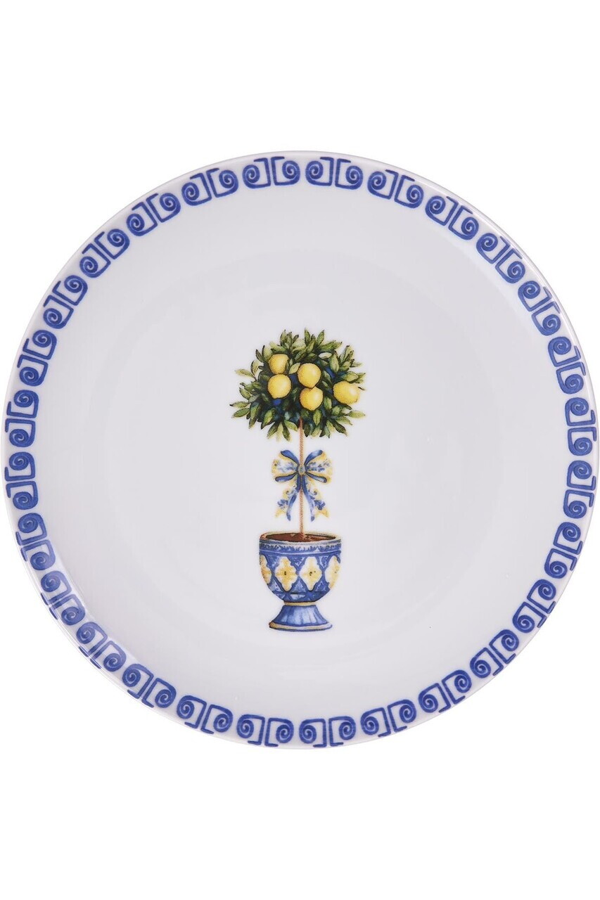Set platouri servire desert, Hermia, 710KTP3726, Portelan, Albastru - view 5