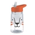 Sticla plastic Zoo Flip & Sip, Aladdin, 430 ml, model tigru