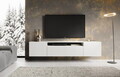 Comoda TV ADRK, Noemi, 200x41x40 cm, PAL melaminat/MDF, alb