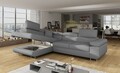Coltar extensibil stanga 4 locuri, ELTAP, Anton, 272x203x85 cm, lemn/poliester, gri