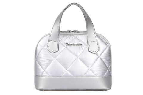 Geanta juicy couture 109, 30x10x20 cm, piele ecologica, platina