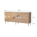 Consola, Neostill, Paris, 180x80x40 cm, MDF , Bronz / Aur