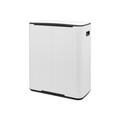 Cos de gunoi cu pedala, Brabantia, Bo Pedal, 60 L, 36.3x54.1x65.2 cm, otel, alb