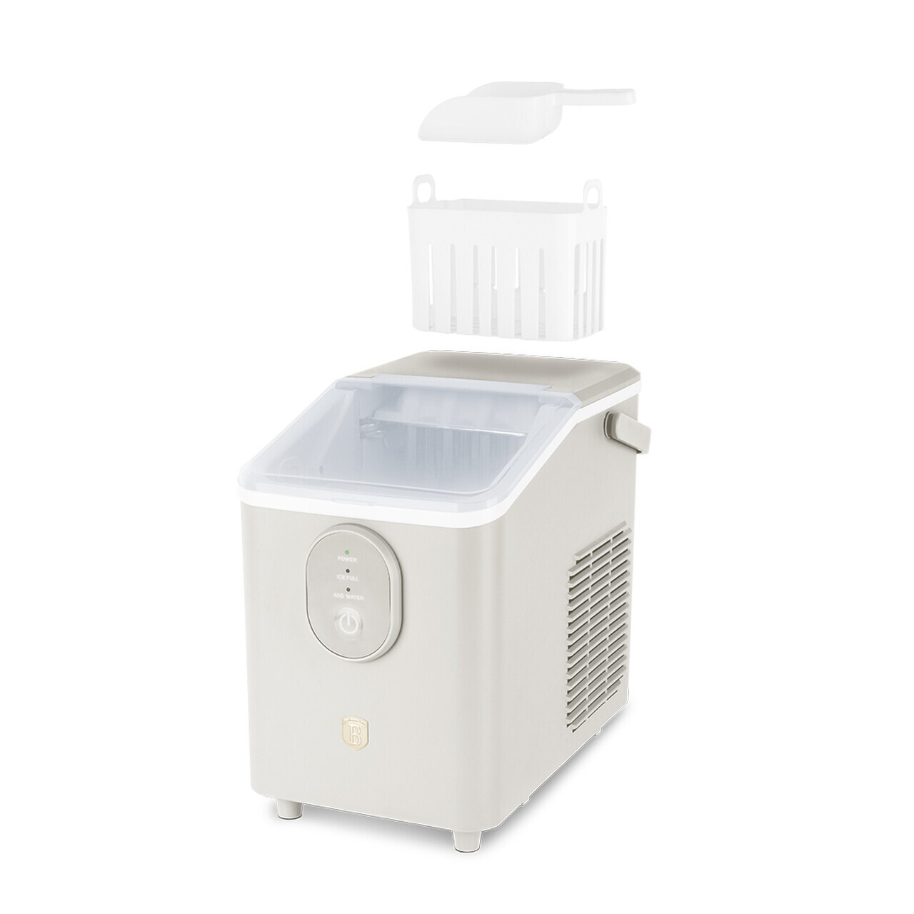 Masina pentru cuburi de gheata Berlinger Haus, Sahara, 800 ml, 120W, plastic, crem - view 13