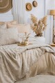 Lenjerie de pat dubla, L'essentiel Maison, Aline, Bej