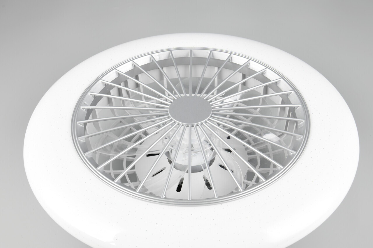 Plafoniera cu ventilator Stralsund, RL, 49x15 cm, 30W, 1x SMD, plastic, alb/titaniu - view 4