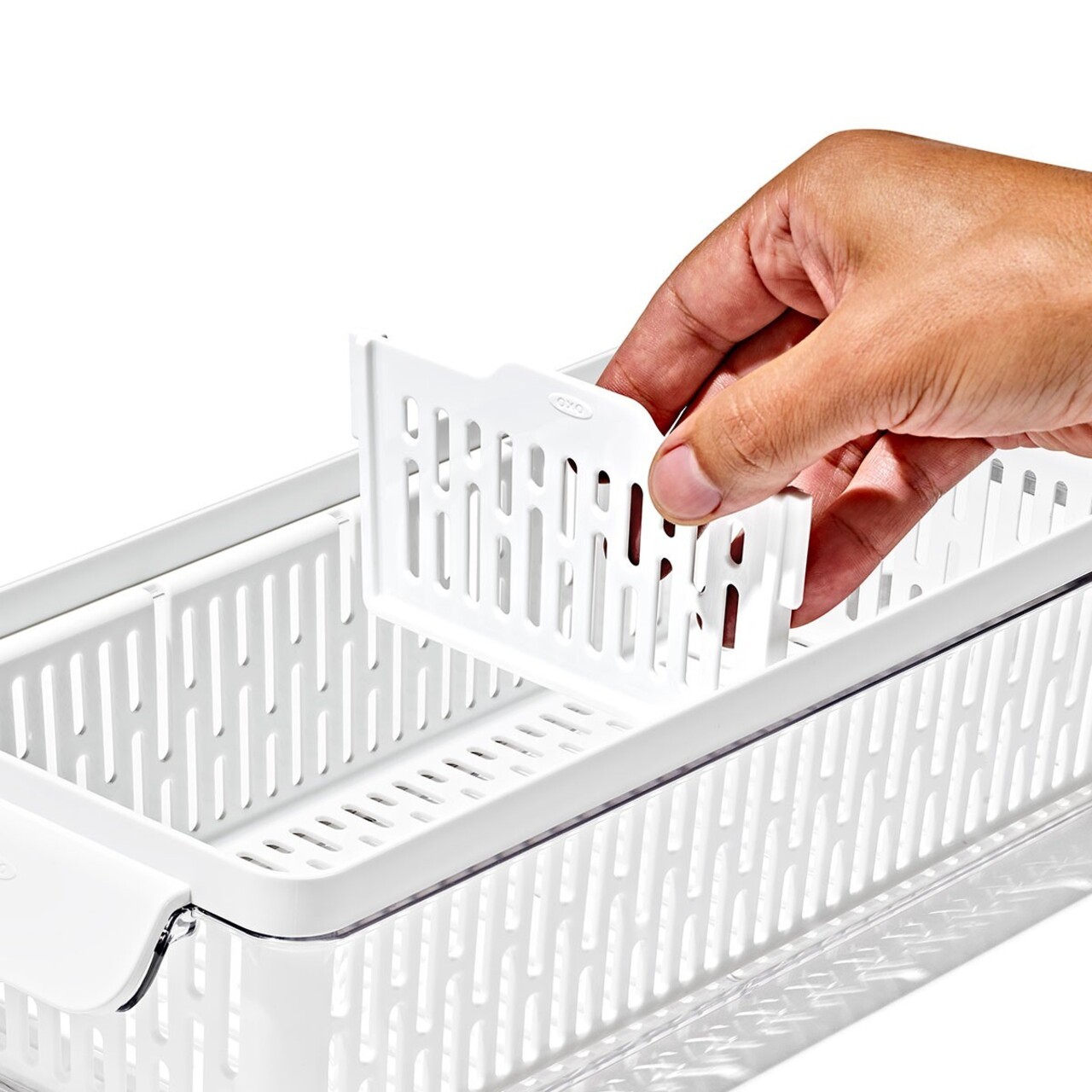 Recipient pentru pastrare legume, plastic, 37,6 x 15,1 x 9,1 cm, "Produce Saver" - OXO - imagine 11