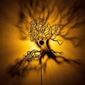 Aplica de perete, Shadow, 526SHD1177, Metal, Negru