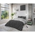 Lenjerie de pat pentru doua persoane, Nina Grey, Royal Textile, 3 piese, amestec bumbac, multicolor