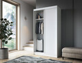Dulap pentru haine ELTAP, Biancco II, 120x60x220 cm, MDF, alb