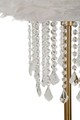 Lampadar Diamon, Mauro Ferretti, 1 x E27, 40W, 40x165 cm, fier, alb/auriu