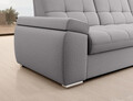 Coltar extensibil dreapta 3 locuri ELTAP, RT-04GO, Sado, 272x192x95 cm, lemn/poliester, gri deschis