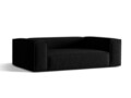 Canapea 3 locuri, Nuria-88, Micadoni Home, 210x110x72 cm, catifea, negru