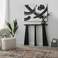 Dulap, Neostill, Cleopatra, 100x83x28 cm, Lemn masiv, Antracit