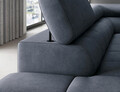 Coltar extensibil stanga 5 locuri ELTAP, LT-40AU, Ferucce, 276x200x93 cm, lemn/poliester, albastru inchis