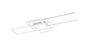 Plafoniera Irvine, TRIO, 105x42x6.5 cm, 60W, 1x SMD, metal, alb mat