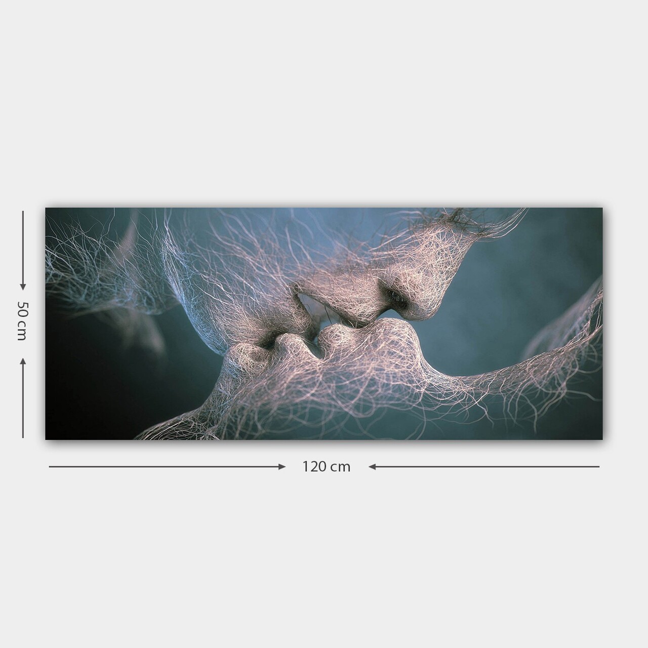 Tablou decorativ, YTYDR9979_50120, Cadru: 100% LEMN (grosime: 3 cm), Multicolor - view 3