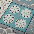 Suport pentru farfurie Mosaic Turquoise, Versa, 36 x 48 cm, poliester