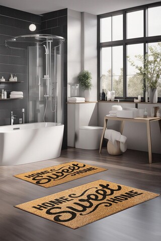 Set covorase de baie, Cartwright, CT-5155, Poliester, Multicolor