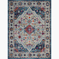 Covor, Vintage 7657 , 200x290 cm, Polipropilena, Albastru