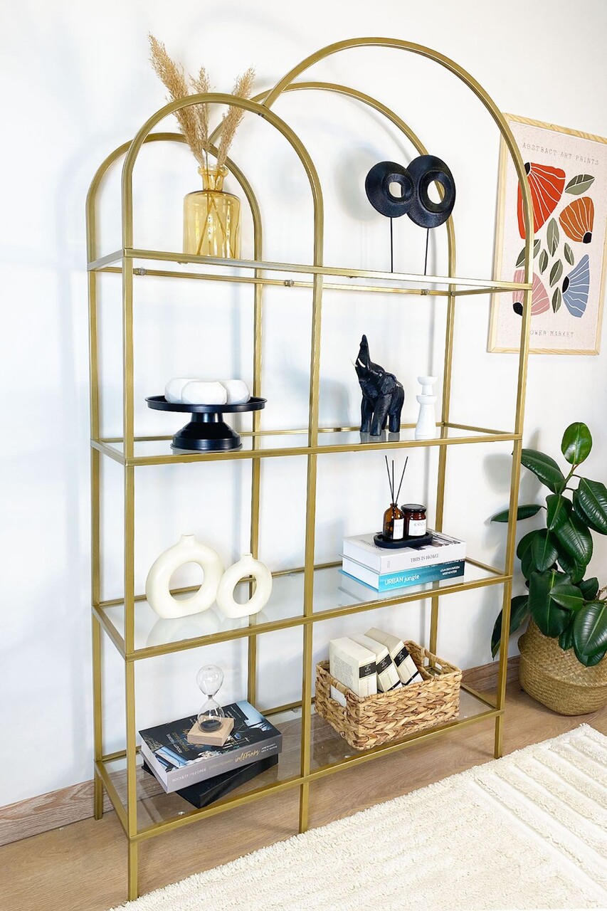 Corp biblioteca, Caliente, Twin, Auriu / Transparent - 1 | YEO