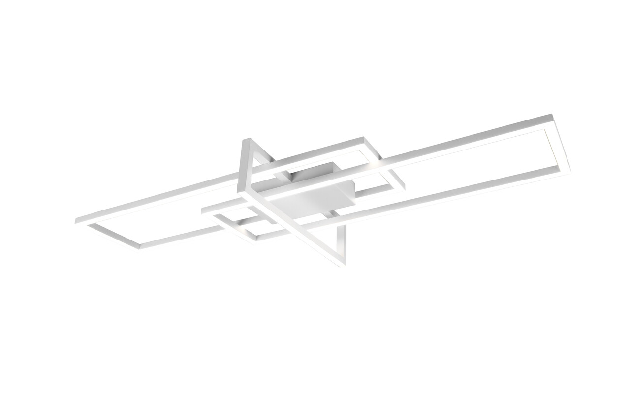 Plafoniera Salinas, TRIO, 100x40x11.5 cm, 34W, 1x SMD, metal, alb mat