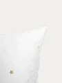 Lenjerie de pat King Size, Frostia, Homla, 200x220 cm, 3 piese, bumbac satinat, alb
