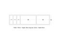 Comoda TV, Mod Design, Maribor, 150x40x62 cm, Antracit / Stejar