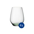 Set 4 pahare, Villeroy & Boch, Colourful Life Green Apple, 420 ml, sticla cristal, verde