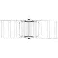 Uscator de rufe, Brabantia, Hangon Metallic, 25 m capacitate de uscare, otel, gri metalizat