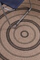 Covor, 08863A, 160x160 cm, Polipropilena, Negru / Crem