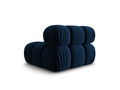 Modul pentru canapea, 1 loc, Bellis-51, Micadoni Home, 94x94x70 cm, catifea, albastru regal