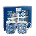 Set 4 cani in cutie cadou, Couture Kochi, Churchill, portelan Fine China, 250 ml