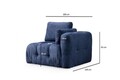 Coltar, Atelier del Sofa, 560ARE4130, Lemn de fag / PAL, Albastru navy
