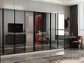 Dulap pentru haine, Hanah Home, Nisa, 360x210x52 cm, Gresie