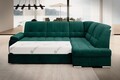 Coltar extensibil dreapta 3 locuri ELTAP, RT-35NU, Sado, 272x192x95 cm, lemn/poliester, verde inchis