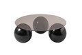 Masuta de cafea, Nordure, Miro, Negru/Bronz