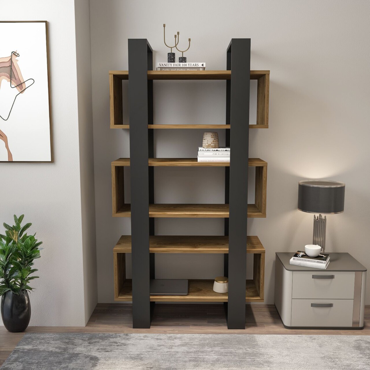 Corp biblioteca, Zena Home, Reina, Nuc / Antracit