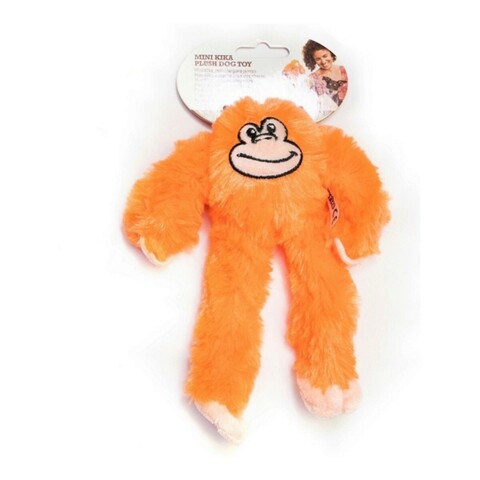 Jucarie de plus pentru caini monkey s, gloria, 19 x 6 x 21 cm, poliester, portocaliu