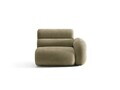 Modul canapea dreapta 1 loc, Neo, Micadoni Home, 110x100x83 cm, tesatura Chenille, verde oliv deschis