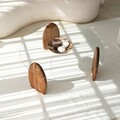 Masuta de cafea, Neostill, Surf, Castaniu / Transparent