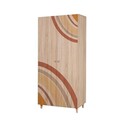 Dulap pentru haine, Vella, Lidya 2 -978, 90x192x52 cm, PAL, Sonomo