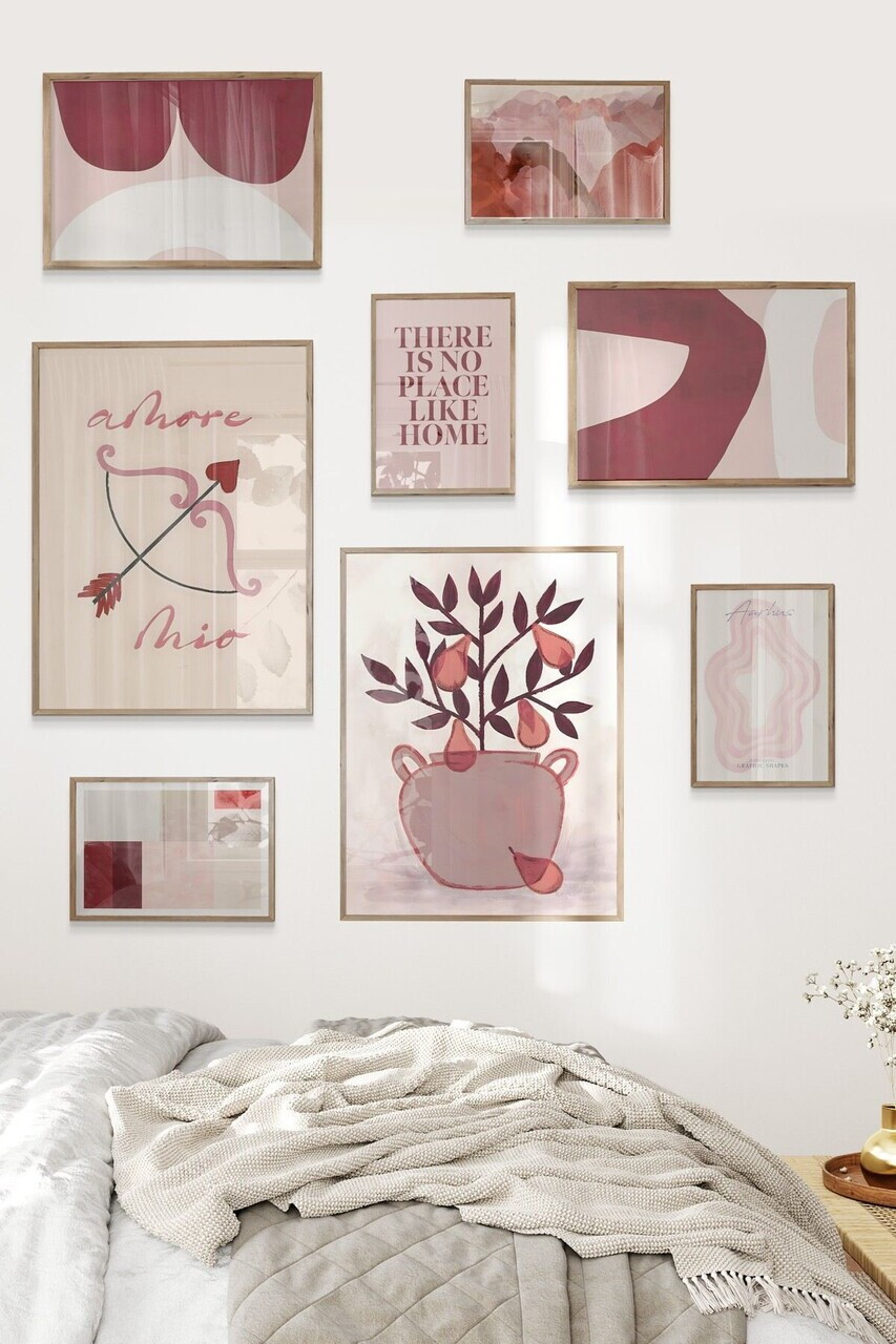 Tablou decorativ, Çgs-080-Wooden-Byk, Lemn masiv, Față: 100% PVC STICLĂ, Multicolor - view 2