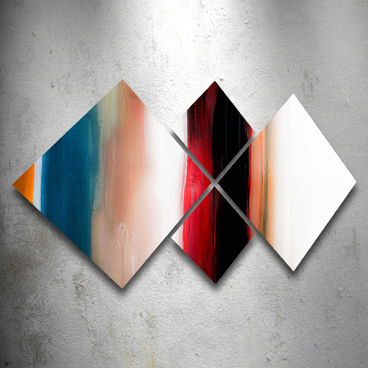 Set 4 tablouri decorative, 4MDF1649274049, MDF, Imprimat UV, Multicolor - 1 | YEO